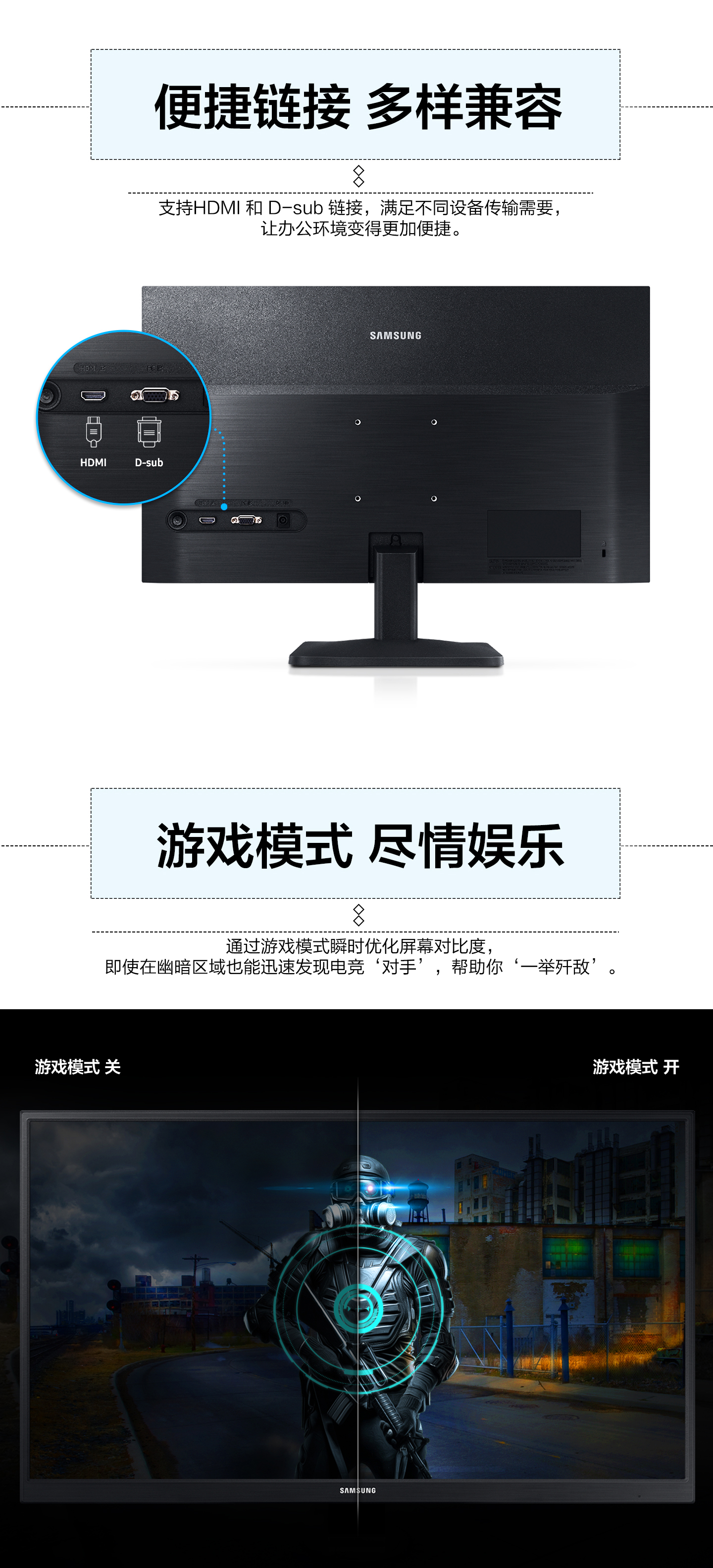 S22A334NHC | 三星显示器